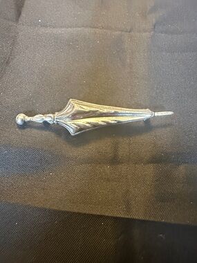 Vintage Sterling Silver Umbrella Brooch/Pin